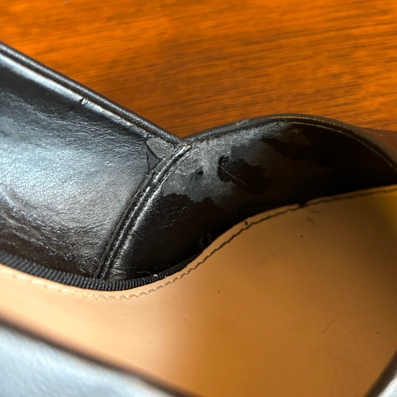 Franco Sarto Women’s Black Leather Pump Heels Shoes Size 8 - Picture 8 of 9